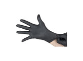 Gerko gants nitrile jetables noir M. - 100p.